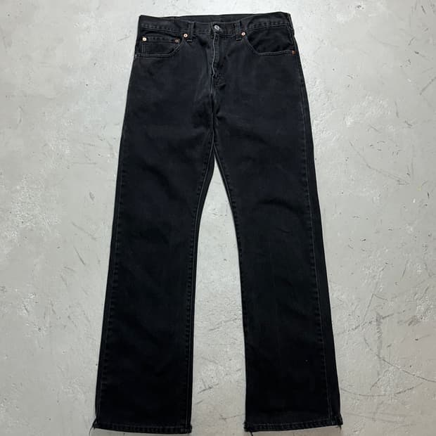 00's 리바이스 517 블랙 부츠컷 플레어진