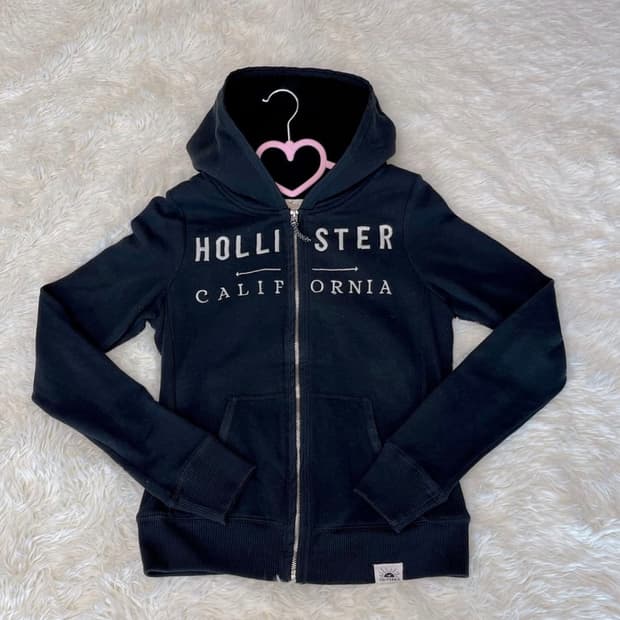 홀리스터 슬림핏 후드집업 xs