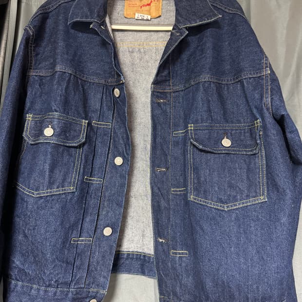 오어슬로우 2세대 데님자켓 4사이즈
