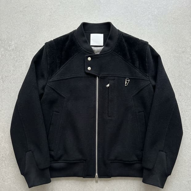 [1]언더마이카 가우딘 알파카 숄더 울 블루종