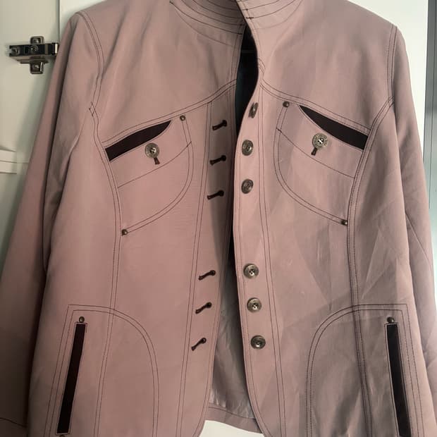 빈티지 차이나 카라 자켓