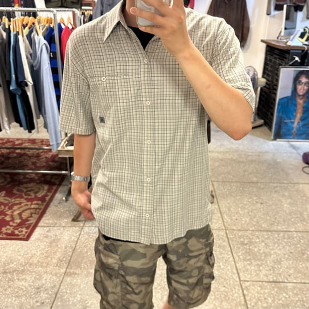 00s ACG 체크 반팔셔츠