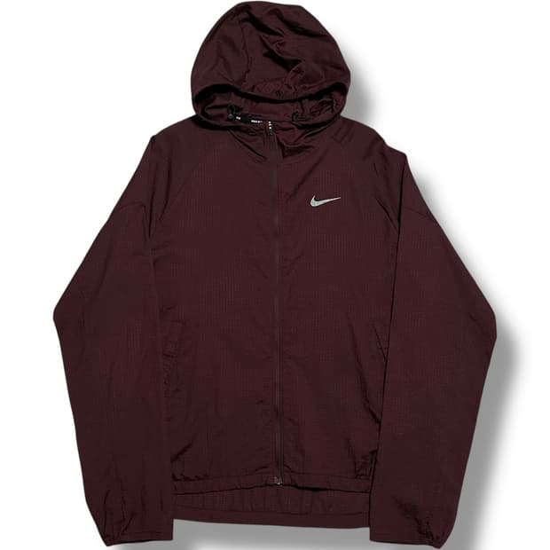 Nike 스우시 버건디 러닝 바람막이