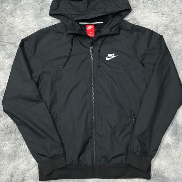 나이키 블랙 우븐 윈드러너 m