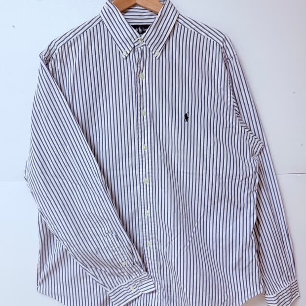 🧡 Ralph Lauren 랄프로렌 스트라이프 셔츠 빅사이즈 클래식핏 