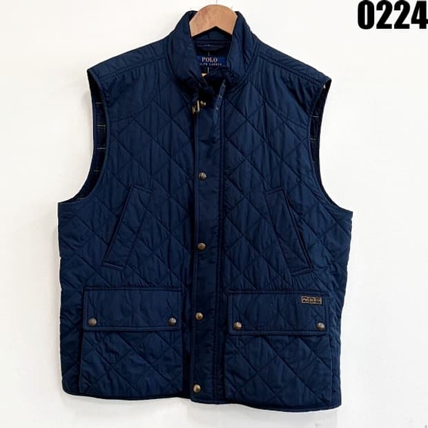 폴로 랄프로렌 퀼팅 베스트 패딩조끼 네이비 XL 0224