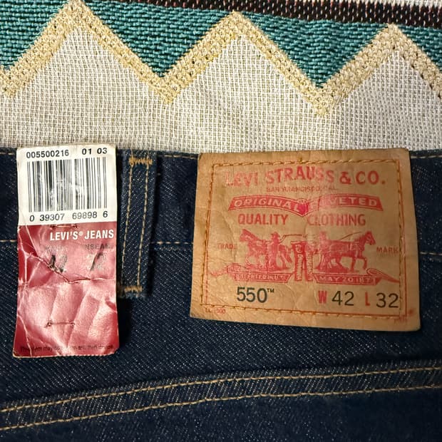 [Dead Stock] Levi’s 550 42/32 데님팬츠