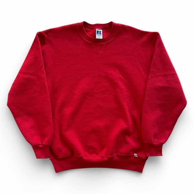 90s 러셀 스웻셔츠 레드