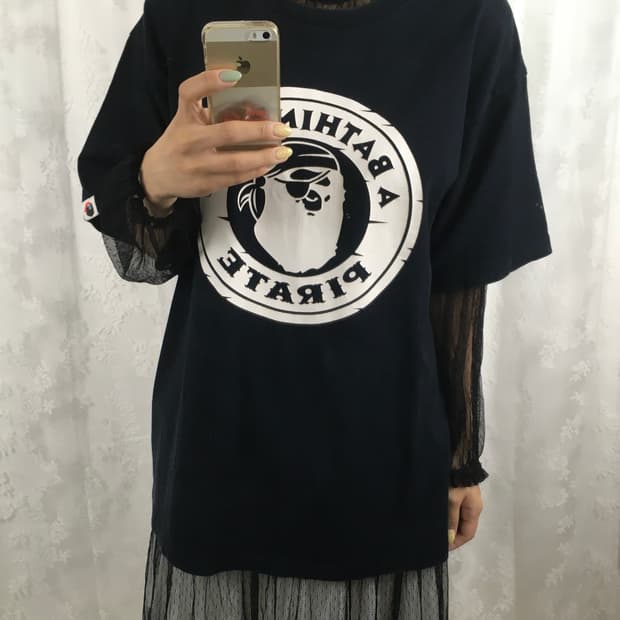 BAPE pirate logo top