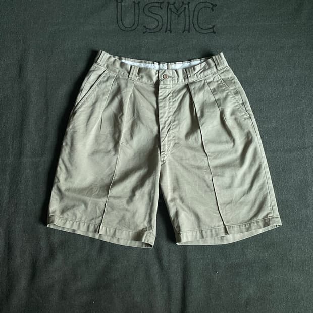50s US Army Khaki Chino Shorts