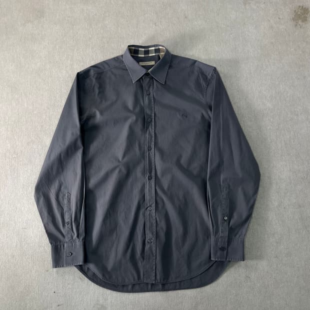 95 버버리 기마로고 코튼 셔츠