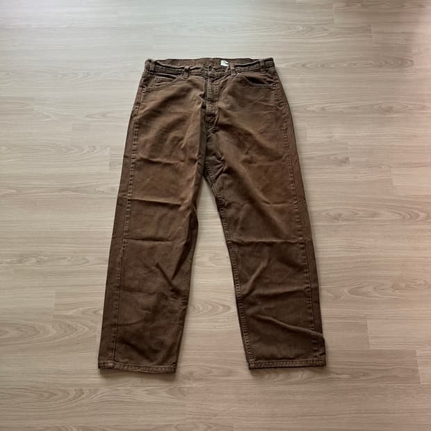 [36X30] 90s 빈티지 리바이스 565 브라운 made in usa