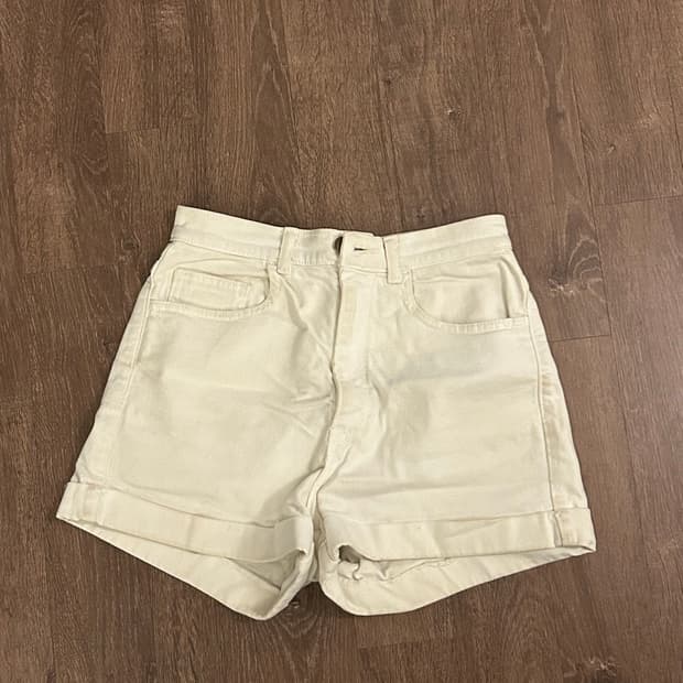 아메리칸 어패럴(American Apparel) 하이웨이스트 데님쇼츠