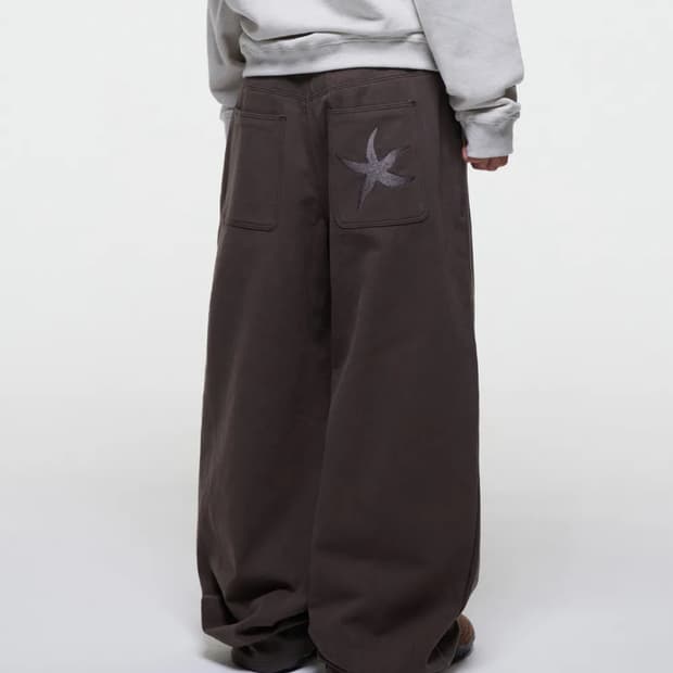 더콜디스트모먼트 TCM starfish chino pants brown