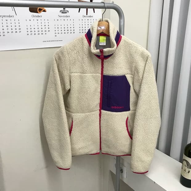 아디다스 플리스 자켓