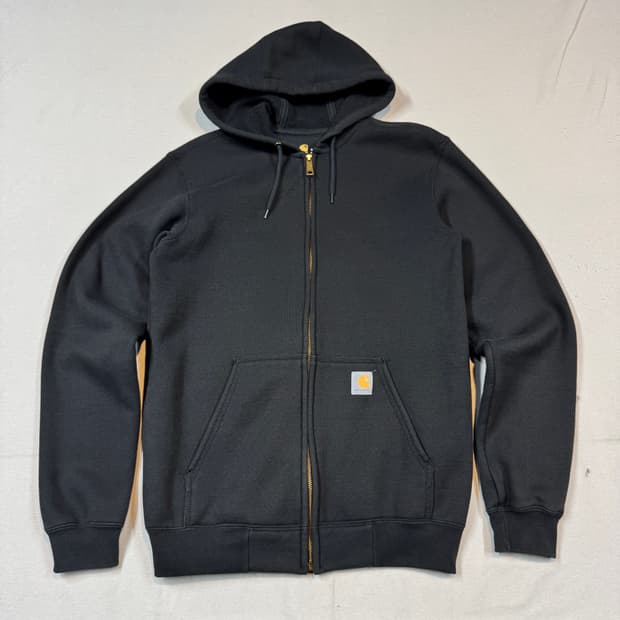 S) 칼하트 미드웨이트 오리지널핏 후드집업 블랙