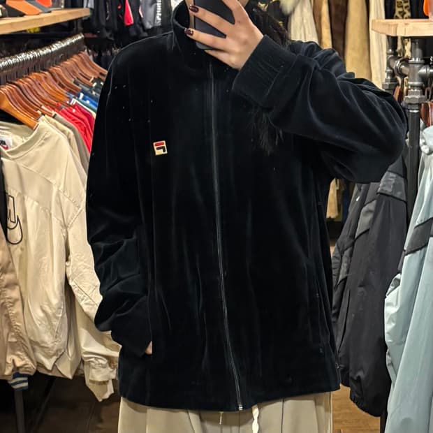 [HI] FILA 휠라 벨벳져지 블랙