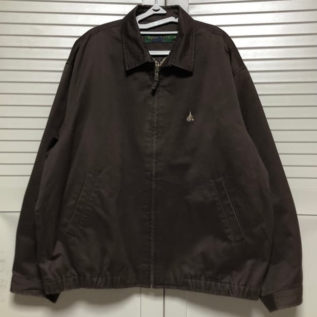 빈폴 자켓 블루종 스윙톱 깔끔 남성용 초코브라운