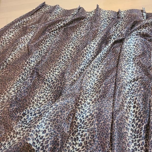 갸루 레오파드 커튼 오네갸루 갸루 방꾸템