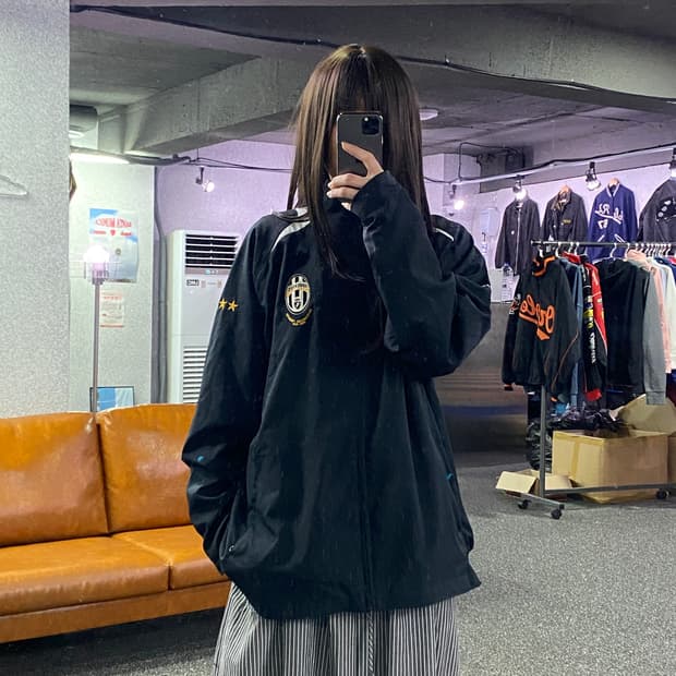00s 나이키 유벤투스 레트로 바람막이 자켓 B2647