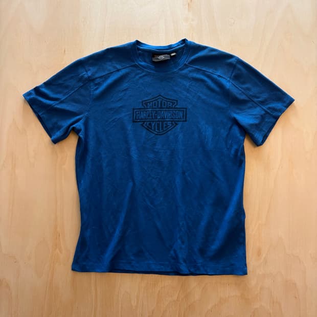 할리데이비슨 와플 반팔 티셔츠 