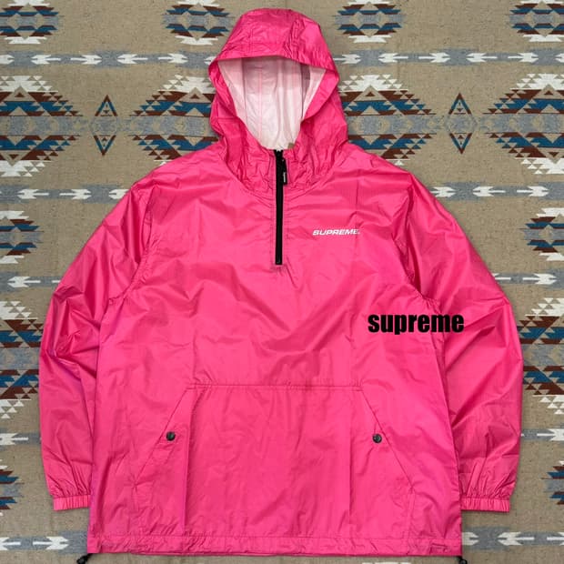 [L] 슈프림 패커블 립스탑 풀오버 핑크(+패커블백)