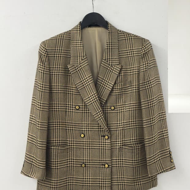 버버리 체크 자켓