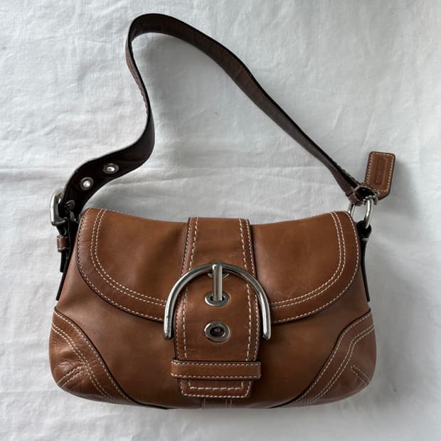 Coach brown shoulder bag