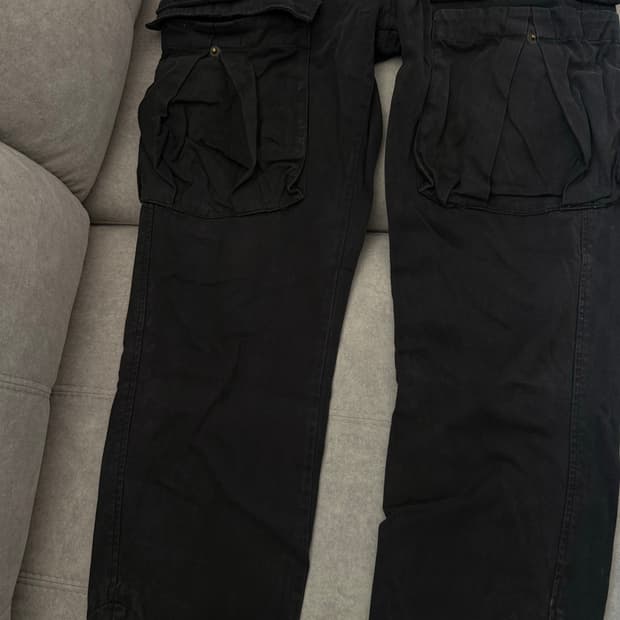 justcavalli 멀티포켓 레이스업 카고 팬츠