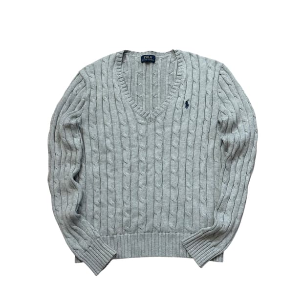 폴로 랄프로렌 케이블 라운드 니트