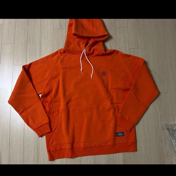 네이버후드 후드 오렌지 XL
