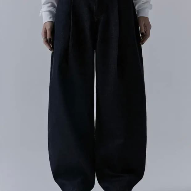 트리밍버드 One Button Denim Pants,인디고,3사이즈