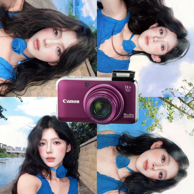 고급형!인기) canon powershot sx210 is 빈티지디카