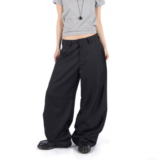 릿킴 핀 배럴 슬랙스