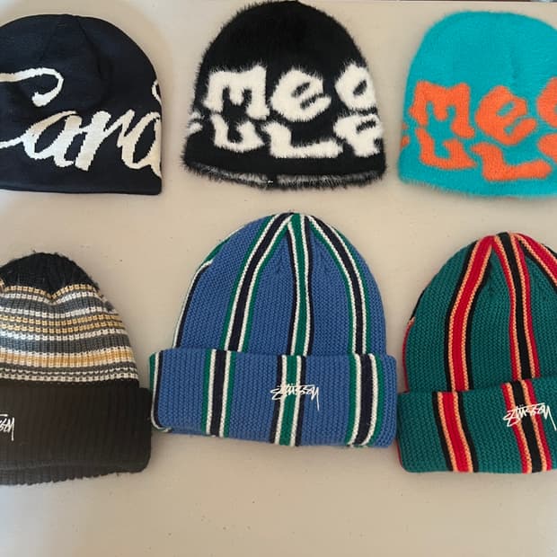 스투시 비니 6개 일괄