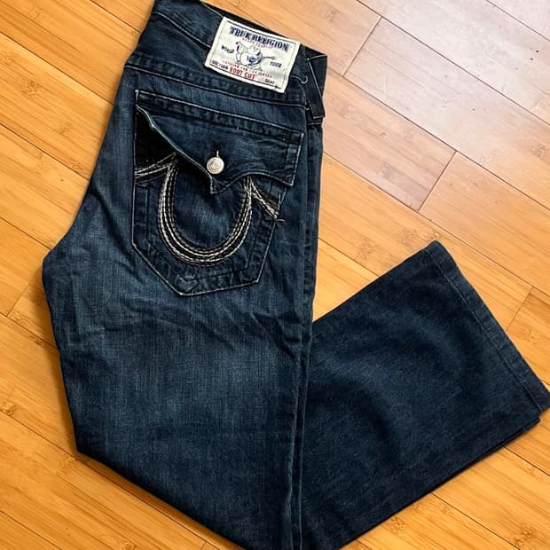 트루 릴리전 BOOT CUT 데님팬츠 SEAT