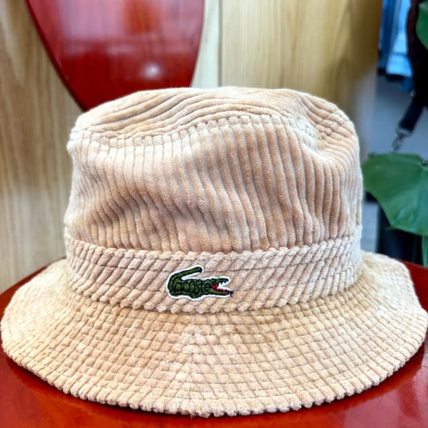 90s Lacoste Corduroy Bucket Hat