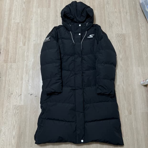 스케쳐스 남성 퍼포먼스 구스다운 후드 롱패딩 L/100 