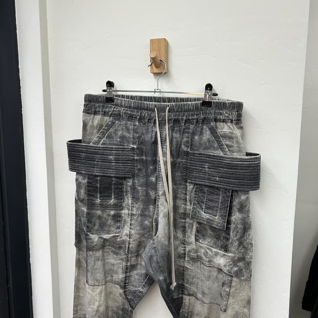 16391 - 릭오웬스 크리치 카고 팬츠