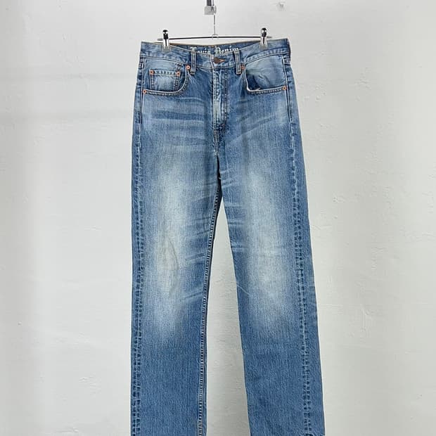 리바이스 620 워시드 테이퍼드 데님 팬츠