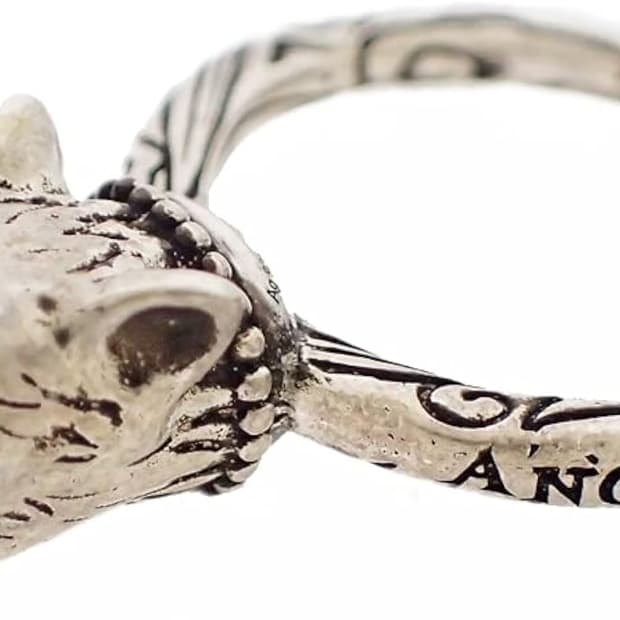 구찌 포레스트 앵거 울프헤드 링