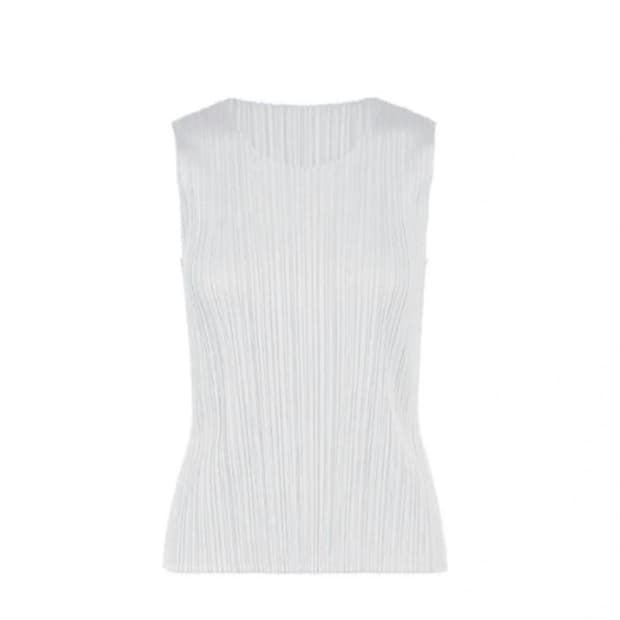 플리츠플리즈 베이직 티셔츠 