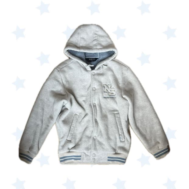 올드빈티지 니 스포츠 NII SPORTS 후리스 후드 베이비블루 뽀글이