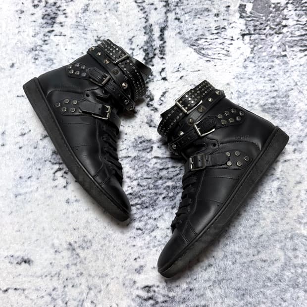 생로랑 에디슬리먼 14FW sl/16h 하이탑 스니커즈 35.5