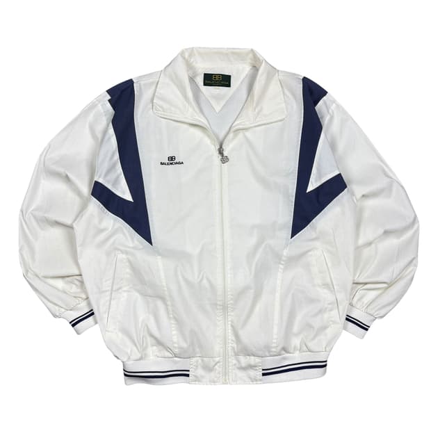 발렌시아가 화이트컬러 라이센스 바람막이