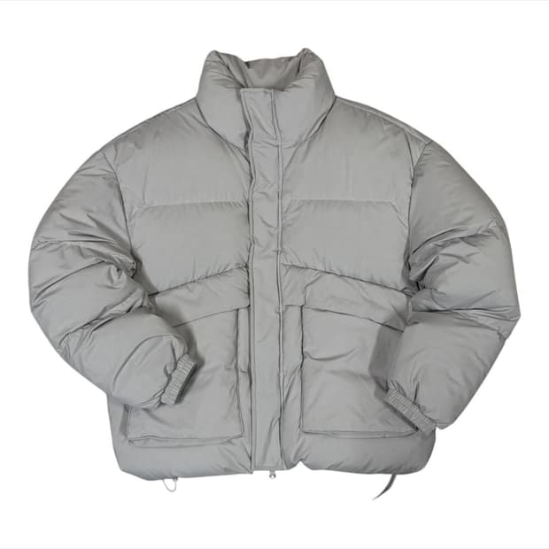  (바배) 코드그라피 유틸리티 덕다운 숏 패딩