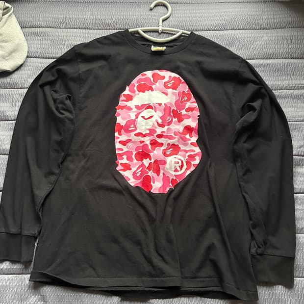 베이프 카모 빅 에이프 헤드 롱슬리브L