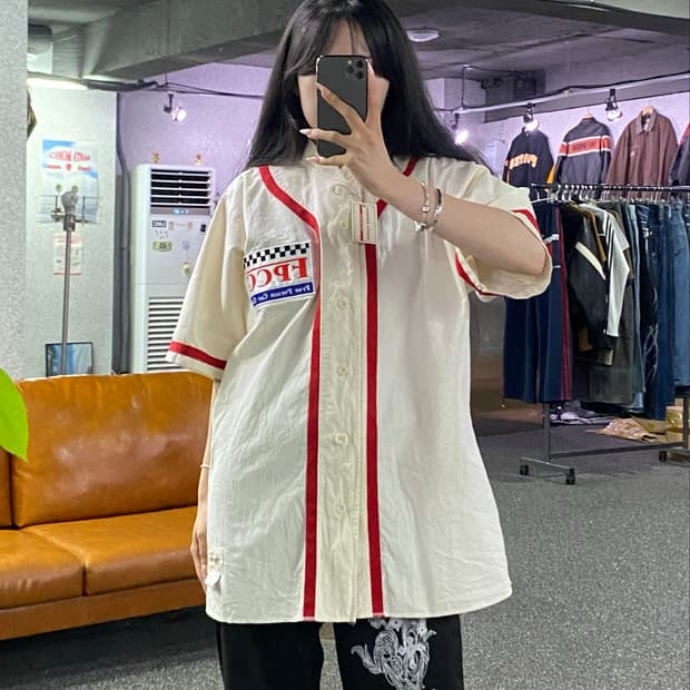 일본 빈티지 올드스쿨 야구 져지 B5429