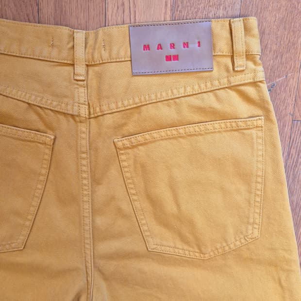 [27] 유니클로 마르니 콜라보 와이드 팬츠 (머스타드)