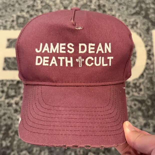 팔리할리우드 james dean maroon color 트러커 캡